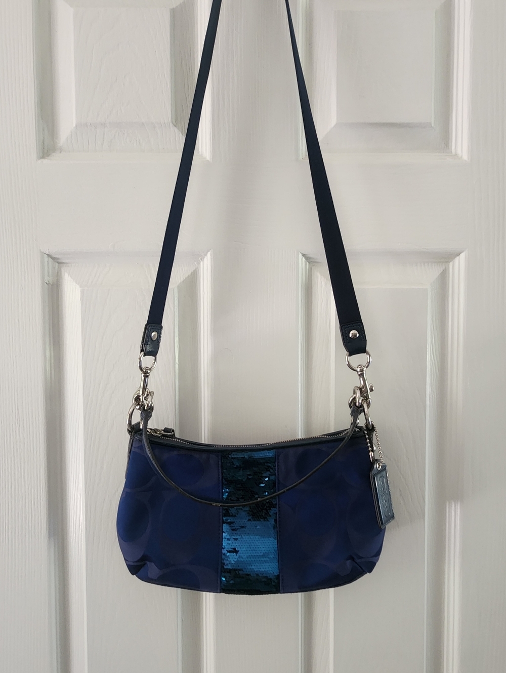 Coach sequined shoulder/crossbody
